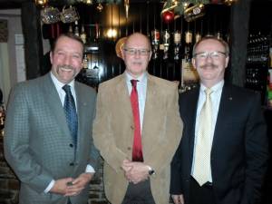 Members of the Rotary Club of Lostwithiel raise £500 to help Movember change the face of men’s health